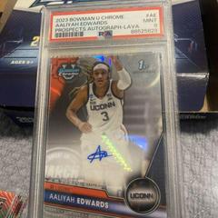 Aaliyah Edwards [Lava] #BCPA-AE Basketball Cards 2023 Bowman Chrome University Prospects Autographs Prices