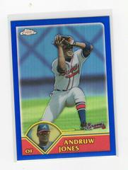 Andruw Jones [Refractor] #4 Baseball Cards 2003 Topps Chrome Prices