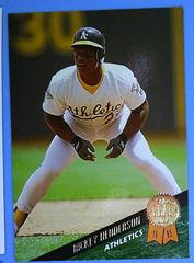 Rickey Herderson #291 Baseball Cards 1993 Leaf Prices