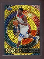 Zion Williamson [Gold] #13 Basketball Cards 2020 Panini Select Numbers Prices