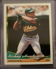Rickey Henderson Baseball Cards 1994 Topps Traded Prices