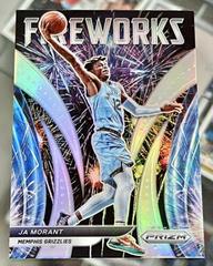 Ja Morant [Silver Prizm] Basketball Cards 2021 Panini Prizm Fireworks Prices