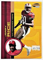 Jerry Rice [Premiere Date] Football Cards 2001 Pacific Invincible Prices