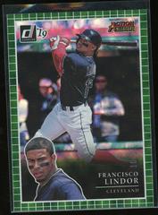 Francisco Lindor [Green] Baseball Cards 2019 Panini Donruss Action All Stars Prices