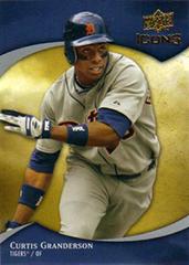 Curtis Granderson Baseball Cards 2009 Upper Deck Icons Prices
