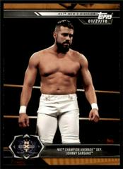 NXT Champion Andrade def. Johnny Gargano [Bronze] Wrestling Cards 2019 Topps WWE NXT Prices