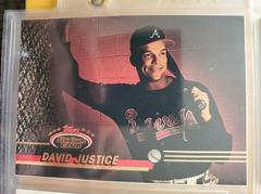 David Justice #660 Baseball Cards 1993 Stadium Club 1st Day Production Prices