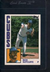 Rick Sutcliffe #115T Baseball Cards 1984 Topps Traded Tiffany Prices