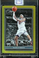 Allen Iverson [Gold] Basketball Cards 2021 Panini One and One Prices