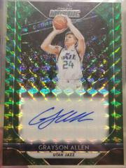 Grayson Allen [Green] Basketball Cards 2018 Panini Prizm Mosaic Autographs Prices
