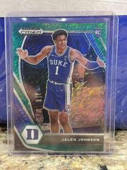 Jalen Johnson [Green Shimmer Prizm] Basketball Cards 2021 Panini Prizm Draft Picks Prices