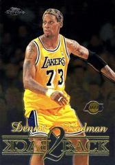 Dennis Rodman Basketball Cards 1998 Topps Chrome Back 2 Back Prices