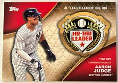 Aaron Judge Baseball Cards 2023 Topps Crowning Achievements Commemorative Patch Prices
