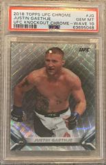Justin Gaethje [Wave] Ufc Cards 2018 Topps UFC Chrome Knockout Prices