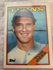 Tom Herr #49T Baseball Cards 1988 Topps Traded Tiffany Prices