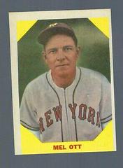 Mel Ott Baseball Cards 1960 Fleer Prices