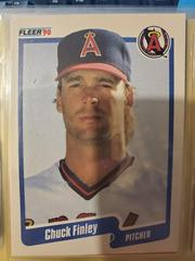 Chuck Finley #132 Baseball Cards 1990 Fleer Prices