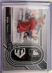 Mike Trout [Platinum] #GR-MT Baseball Cards 2023 Topps Tier One Gripping Relics Prices