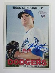 Ross Stripling #ROA-RST Baseball Cards 2016 Topps Heritage Real One Autographs Prices