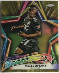 Moses Nyeman [Gold] #FS-12 Soccer Cards 2022 Topps Chrome MLS Future Stars Prices