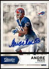 Andre Reed [Autograph Silver] Football Cards 2016 Panini Classics Prices