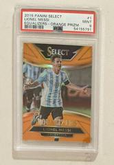 Lionel Messi [Orange Prizm] Soccer Cards 2015 Panini Select Equalizers Prices