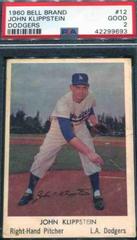 John Klippstein #12 Baseball Cards 1960 Bell Brand Dodgers Prices