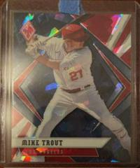 Mike Trout [Blue Ice] #19 Baseball Cards 2021 Panini Chronicles Phoenix Prices