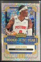 Jalen Duren #18 Basketball Cards 2022 Panini Contenders Rookie of the Year Prices