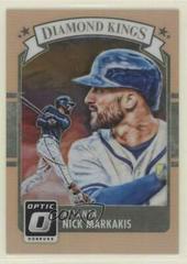 Nick Markakis [Orange] #2 Baseball Cards 2016 Panini Donruss Optic Prices
