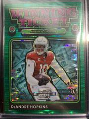 DeAndre Hopkins [Green Pulsar] #WT16 Football Cards 2021 Panini Contenders Optic Winning Ticket Prices