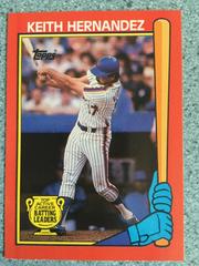 Keith Hernandez Baseball Cards 1989 Topps Batting Leaders Prices