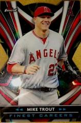 Mike Trout [Gold Refractor] #FCI-1 Baseball Cards 2021 Topps Finest Career Die Cut Prices