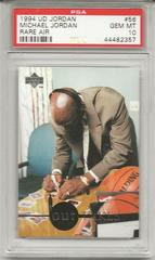 Michael Jordan #56 Basketball Cards 1994 Upper Deck MJ Rare Air Prices