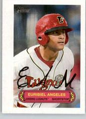 Euribiel Angeles #73PU-11 Baseball Cards 2022 Topps Heritage Minor League 1973 Pin Up Prices