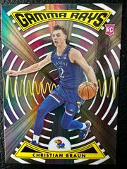 Christian Braun [Gold] #ZG-CBR Basketball Cards 2022 Panini Chronicles Draft Picks Gamma Rays Prices