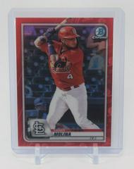 Yadier Molina [Red Refractor] #14 Baseball Cards 2020 Bowman Chrome Prices