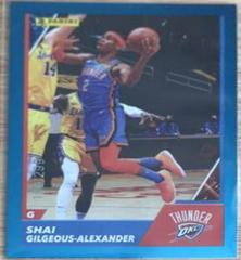 Shai Gilgeous Alexander [Blue] #6 Basketball Cards 2021 Panini NBA Card Collection Prices