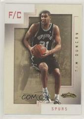 Tim Duncan Basketball Cards 2001 Fleer Showcase Prices
