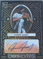 Aaron Ashby [Orange] Baseball Cards 2022 Panini Chronicles Obsidian Autographs Prices