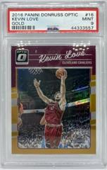 Kevin Love Gold Basketball Cards 2016 Panini Donruss Optic Prices