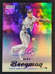 Alex Bregman [Rainbow Foil] #SCA-ABN Baseball Cards 2017 Stadium Club Autographs Prices