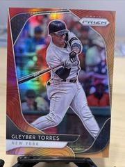 Gleyber Torres [Red Orange Prizm] Baseball Cards 2020 Panini Prizm Prices