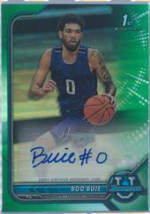 Boo Buie [Green Refractor] #BCPA-BBU Basketball Cards 2021 Bowman University Chrome Autographs Prices
