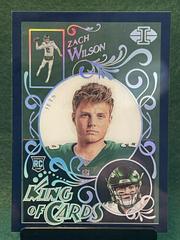 Zach Wilson [Black] Football Cards 2021 Panini Illusions King of Cards Prices