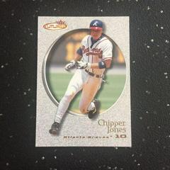 Chipper Jones #35 Baseball Cards 2001 Fleer Futures Prices