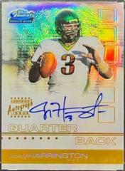 Joey Harrington [Certified Autograph Gold Refractor] #116 Football Cards 2002 Topps Finest Prices