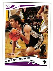 Beno Udrih #52 Basketball Cards 2005 Topps Prices
