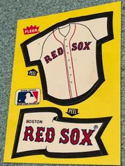 Red Sox “Jersey, Pennant Sticker “ Baseball Cards 1985 Fleer Stickers Prices