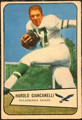 Harold Giancanelli Football Cards 1954 Bowman Prices